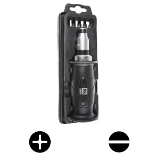 RS PRO 6 Piece Phillips, Slotted Impact Screwdriver & Bit Set 1/2 in Drive Size 260mm Overall Length 541-6545