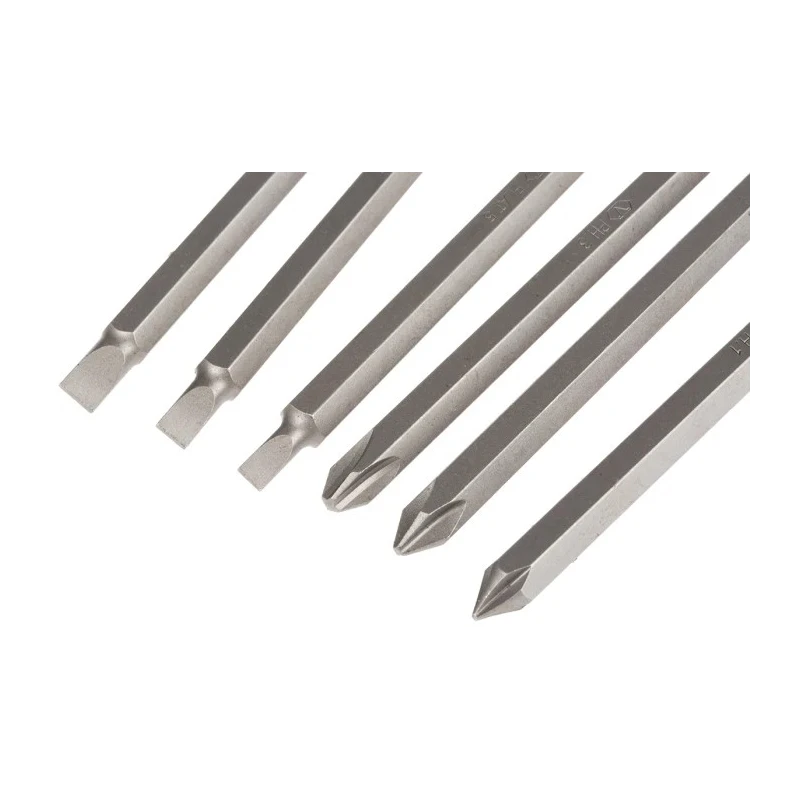 RS PRO 6 Piece Phillips, Slotted Impact Screwdriver & Bit Set 1/2 in Drive Size 260mm Overall Length 541-6545