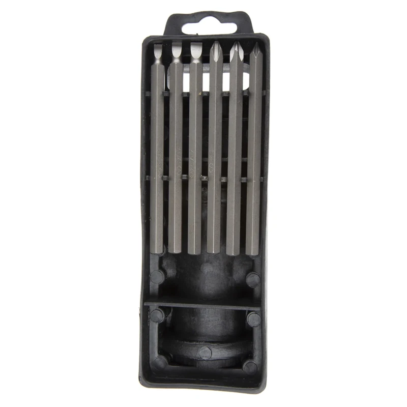 RS PRO 6 Piece Phillips, Slotted Impact Screwdriver & Bit Set 1/2 in Drive Size 260mm Overall Length 541-6545