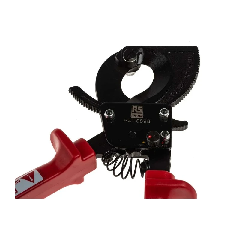 RS PRO Flush Ratchet Cable Cutter 250mm, Chrome Molybdenum Steel Jaw, Polypropylene Handle 541-6898