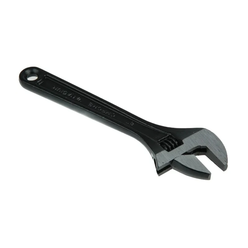 RS PRO Adjustable Wrench 26.8 mm Jaw Capacity, 203.2 mm Overall Length, Chrome Vanadium Steel, Phosphate Black 541-6589