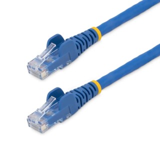 StarTech.com Cat6 Ethernet Cable Blue 4 Core 24 AWG Copper Stranded Conductor LSZH Jacket Snagless 15m N6LPATCH15MBL