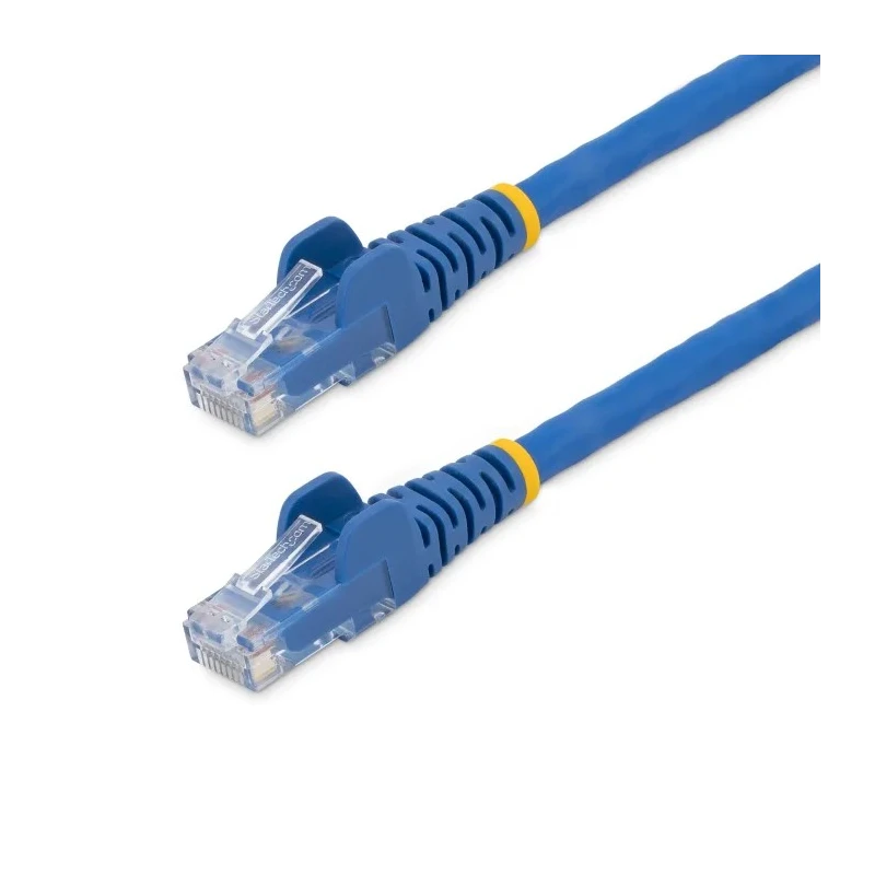 StarTech.com Cat6 Ethernet Cable Blue 4 Core 24 AWG Copper Stranded Conductor LSZH Jacket Snagless 15m N6LPATCH15MBL