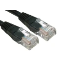 RS PRO Cat6 Ethernet Cable, 3 m, Black RJ45 Male to RJ45 Male U/UTP PVC 240-6318