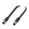 Phoenix Contact Sensor Actuator Cable SAC Series, Male 3 Way to Female Connector, 1.5 m, Polyurethane Jacket, 250V 1223960