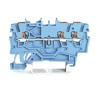 WAGO TOPJOB S 2200 Series Feed Through Terminal Block Blue 1mm² 1-Level Cage Clamp IECEx ATEX 2200-1304