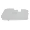 WAGO TOPJOB S, 2116 Series End and Intermediate Plate Accessory for 2116 Series Terminal Blocks 2116-1291