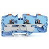 WAGO TOPJOB S 2216 Series Blue Feed Through Terminal Block 16mm², 1-Level, Cage Clamp, ATEX, IECEx 2216-1304