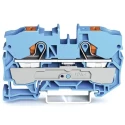 WAGO Feed Through Terminal Block Blue, 10mm², 1-Level, Cage Clamp, IECEx, ATEX, 57A, 800V, TOPJOB S Series 2210-1204
