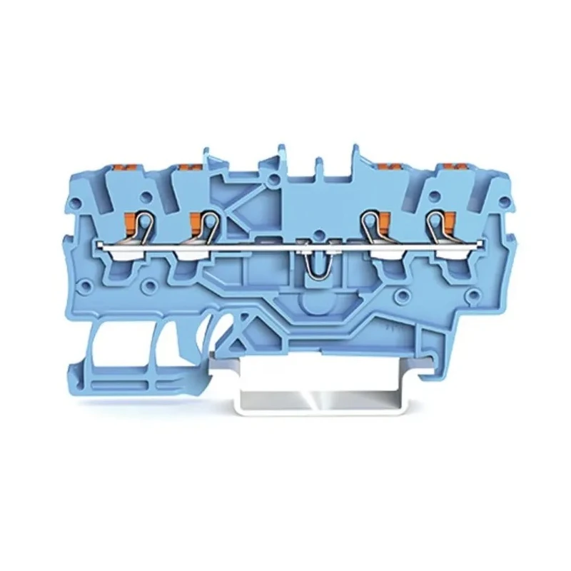 WAGO TOPJOB S 2200 Series Feed Through Terminal Block Blue 1mm² 1-Level Cage Clamp ATEX IECEx 2200-1404