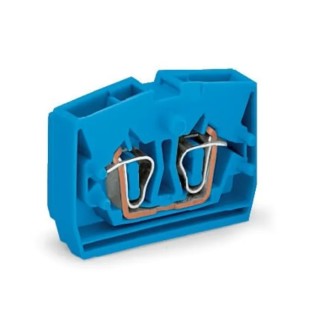 WAGO 264 Series Terminal Block Blue, 2.5mm² Cable CSA, 1-Level, 4 Positions, Cage Clamp Termination IECEx ATEX 264-304