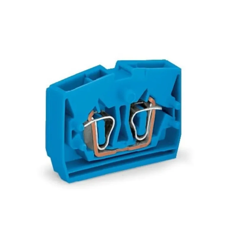 WAGO 264 Series Terminal Block Blue, 2.5mm² Cable CSA, 1-Level, 4 Positions, Cage Clamp Termination IECEx ATEX 264-304