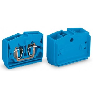 WAGO 264 Series Terminal Block Blue, 2.5mm² Cable CSA, 4 Positions, 1-Level, 500V, 24A Cage Clamp Termination 264-334
