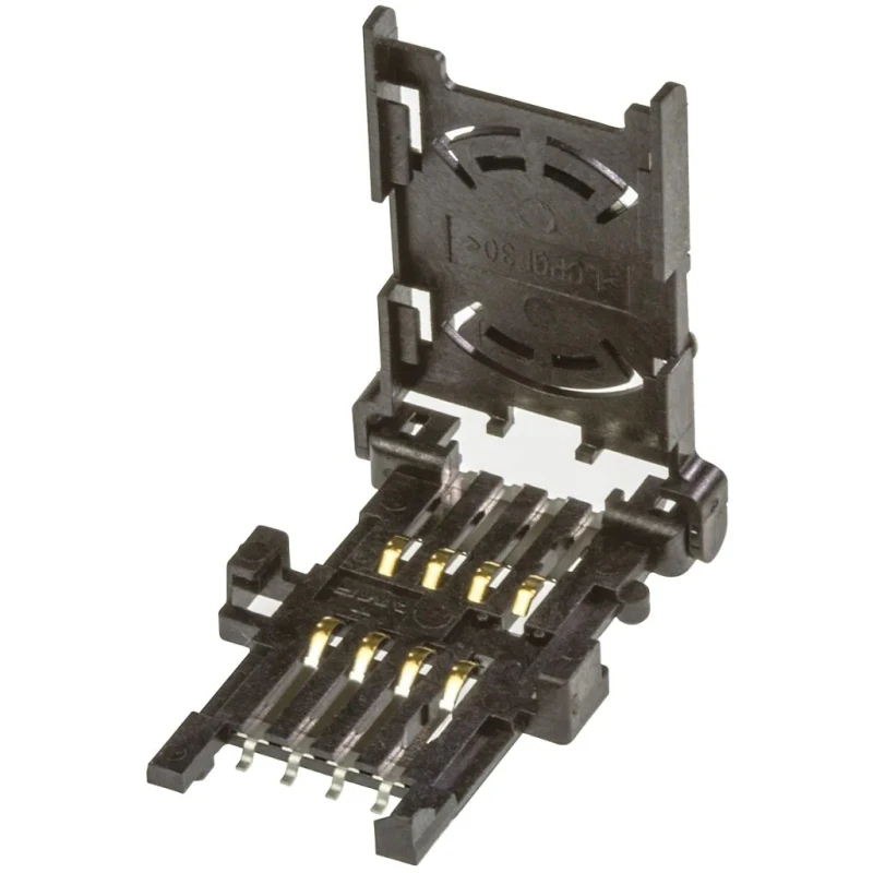 TE Connectivity 8 Way SAM, SIM Memory Card Connector, Solder 5145299-2