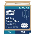 Tork Roll Paper Towel 34 cm Sheet Size, 2 Ply, 750 Sheets, Roll Width 23.5 cm, Roll Length 255 m 130042