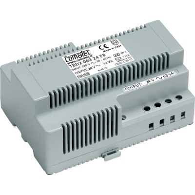 Comatec 63 VA DIN Rail Transformer, 230 V ac Primary, 24 V ac Secondary, RoHS, EN61558-1, EN55024, EN50581, TBD2 063 24 F8