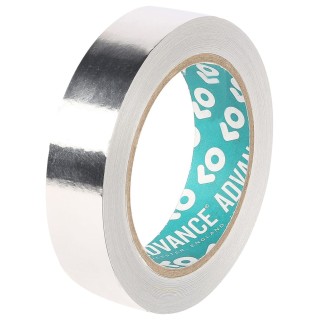 Advance Tapes Conductive Metallic Aluminium Foil Tape 19mm x 33m Acrylic Adhesive 155 °C Max AT521