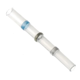 TE Connectivity Transparent Polyolefin One Step Shield Terminator Solder Sleeve 42mm Length B-155-3803