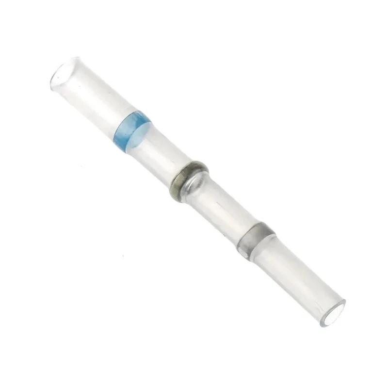TE Connectivity Transparent Polyolefin One Step Shield Terminator Solder Sleeve 42mm Length B-155-3803