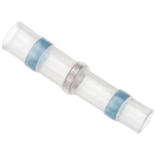 TE Connectivity Transparent Polyolefin Solder Sleeve 24.5mm Length 1-3 mm Cable Diameter B-155-03