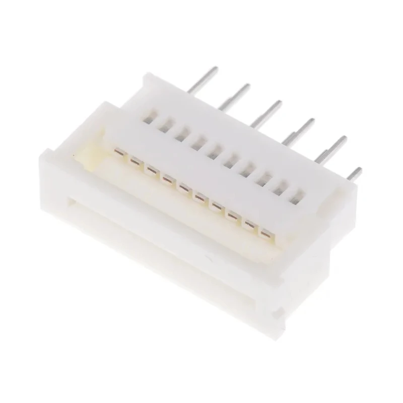 Molex 5597 1.25 mm Pitch 10 Way Straight Female FPC Connector Through Hole Solder 39-53-2105