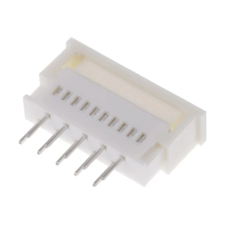 Molex 5597 1.25 mm Pitch 10 Way Straight Female FPC Connector Through Hole Solder 39-53-2105