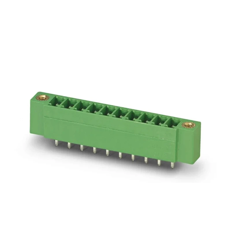 Phoenix Contact 5/10-GF-3, 81, MCV 1 Series Pluggable Terminal Block, 10-Contact, 3.81 mm Pitch, 1 Row, Male 1830677