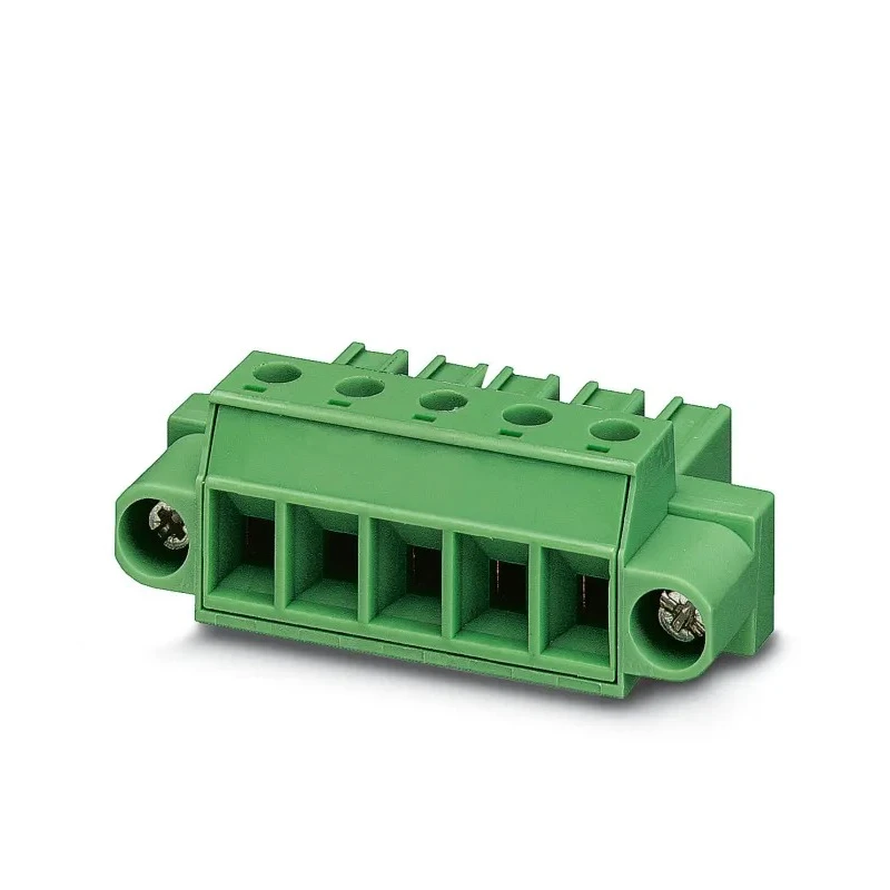 Phoenix Contact Pluggable Terminal Block 4-Contact, 7.62 mm Pitch, 1 Row, 20A, 630V, Polyamide Housing, Green 1828265