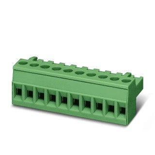 Phoenix Contact 5/4-ST BU MSTBT 2 Series Pluggable Terminal Block 4-Contact 5 mm Pitch 320V 12A 1878040