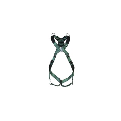 MSA Safety Safety Harness 140 kg Weight Capacity Bayonet Buckle Polyester Material Green Standard Size 10206046