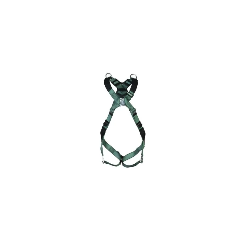 MSA Safety Safety Harness 140 kg Weight Capacity Bayonet Buckle Polyester Material Green Standard Size 10206046