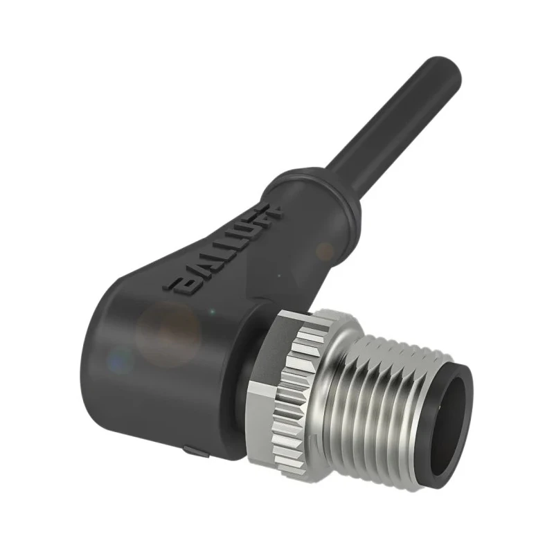 BALLUFF Male 4 Way Right Angle to Male 4 Way Unterminated Sensor Actuator Cable 250V Polyurethane Jacket 2m BCC0321