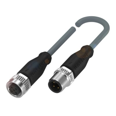 BALLUFF Sensor Actuator Cable Female 4 way Straight to Male 4 way Straight 2 m BCC03CF