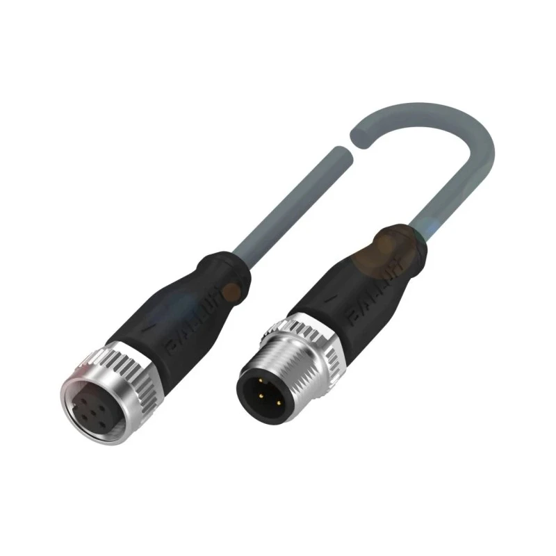 BALLUFF Sensor Actuator Cable Female 4 way Straight to Male 4 way Straight 2 m BCC03CF