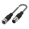 BALLUFF Sensor Actuator Cable Female 4 way Straight to Male 4 way Straight 2 m BCC03CF