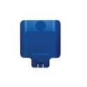 Rubbermaid Commercial Products Blue Polypropylene Waste Bin Lid 298.5 mm Diameter, Flat Sub Type, Slim Jim 2007909