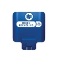 Rubbermaid Commercial Products Blue Polypropylene Waste Bin Lid 298.5 mm Diameter, Flat Sub Type, Slim Jim 2007909
