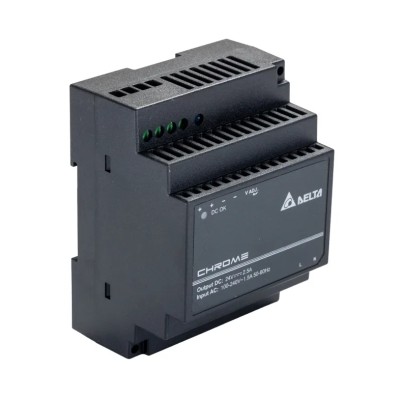 Delta Electronics DRC Switched Mode DIN Rail Power Supply 264V AC/DC Input 24V DC 2.5A Output 60W DRC-24V60W1AZ