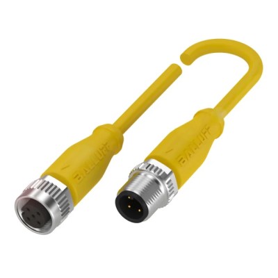 BALLUFF Sensor Actuator Cable Female 4 Way Straight to Male 4 Way Straight 10m 250V BCC0JR5