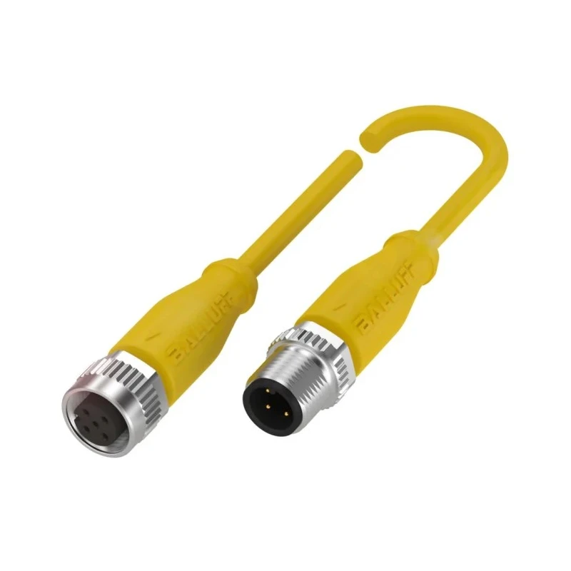 BALLUFF Sensor Actuator Cable Female 4 Way Straight to Male 4 Way Straight 10m 250V BCC0JR5
