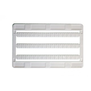 RS Pro Marking Card with Tags for Use with Feed Through Terminal Block 54x86 mm ABS White 242-0533