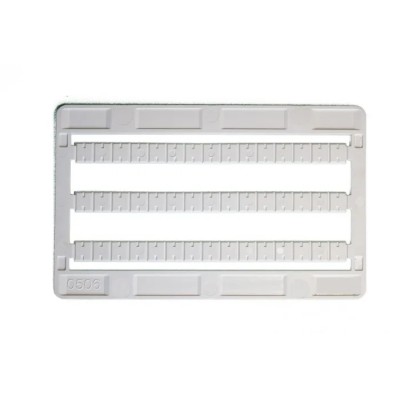 RS Pro Marking Card with Tags for Use with Feed Through Terminal Block 54x86 mm ABS White 242-0533