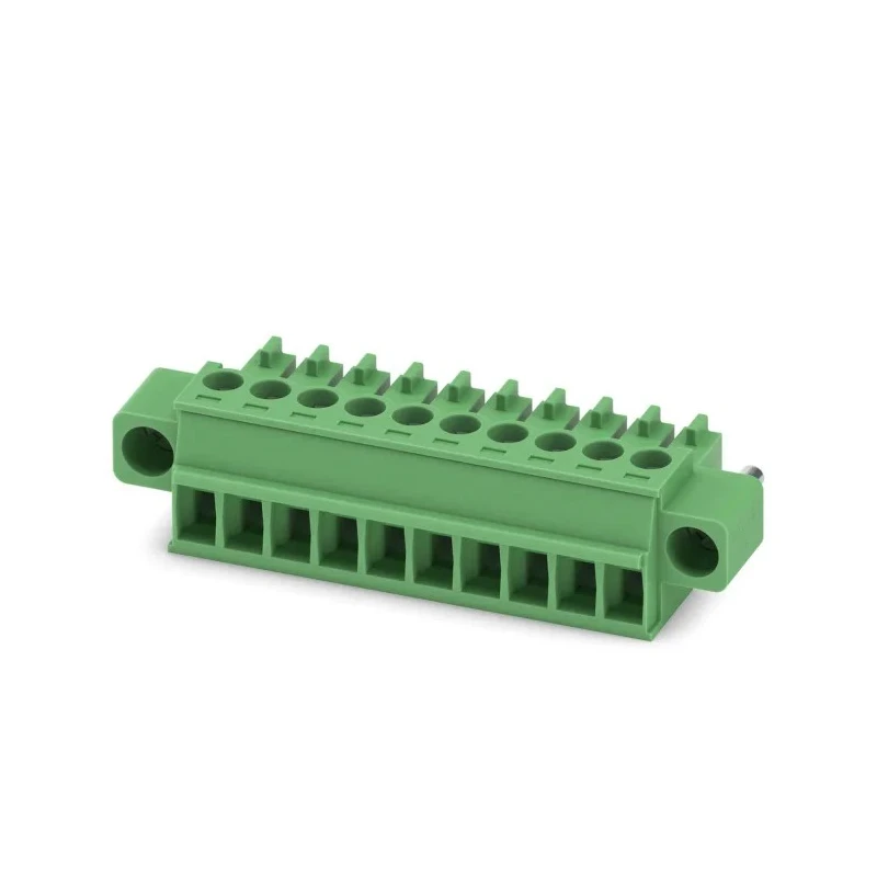 Phoenix Contact 5, 5/10-STF-3, MC 1 Series Pluggable Terminal Block, 10-Contact, 3.5 mm Pitch, 8A Current, 160V 1847204
