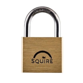 RS PRO Key Brass Weatherproof Padlock with 6.5 mm Stainless Steel Double Locking Shackle LN4S