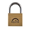 RS PRO Key Brass Weatherproof Padlock with 6.5 mm Stainless Steel Double Locking Shackle LN4S