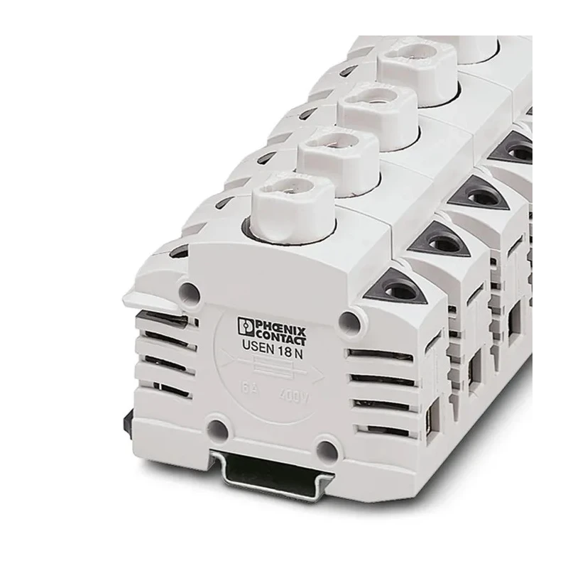 Phoenix Contact Fuse Modular Terminal Block 63A 400V Grey 35mm² 2-Positions 1-Level USEN 18 N 3048360