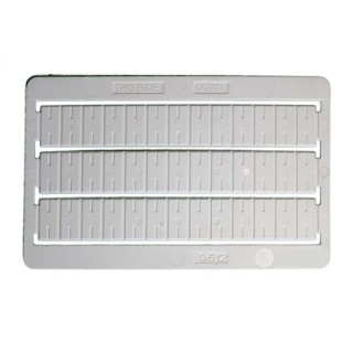 RS Pro Marking Card with Tags for Use with Feed Through Terminal Block, White ABS, 54x86x1 mm 242-0536