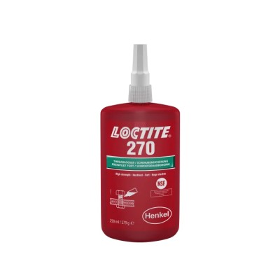 Loctite Green Threadlocking Adhesive High Strength Dimethacrylate Ester 250 ml LOCTITE 270 BO 250ML EGFD