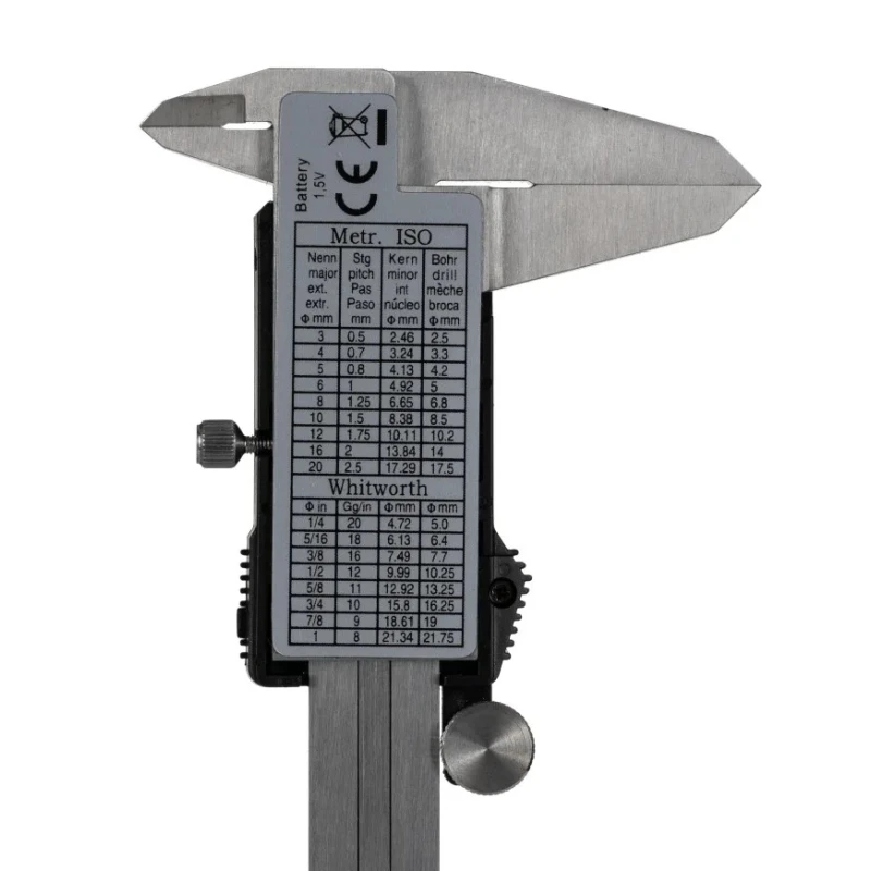 RS PRO Stainless Steel Digital Caliper 150 mm Measurement Capacity 0.01 mm Resolution 0.03 mm Accuracy 4 Way 243-6616