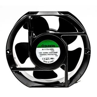 Sunon AC Ball Bearing Axial Fan 115V AC, 36W, 480 mA, 302 m³/h Air Flow, 151 mm Height, 171 mm Width A1175HBLTGN